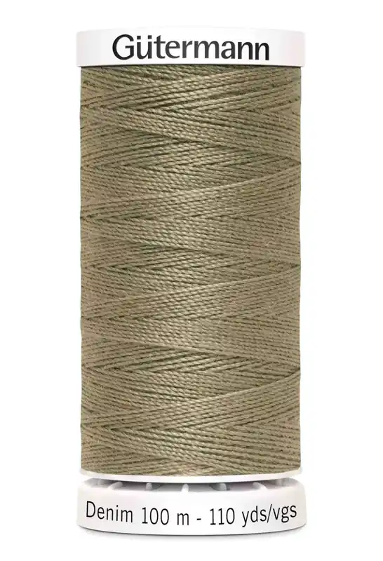 Precis inkommet - Gütermann Denim Khaki / 2725