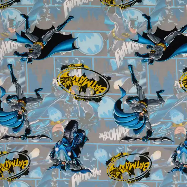 Bomullstrikå Batman - Enkel retur