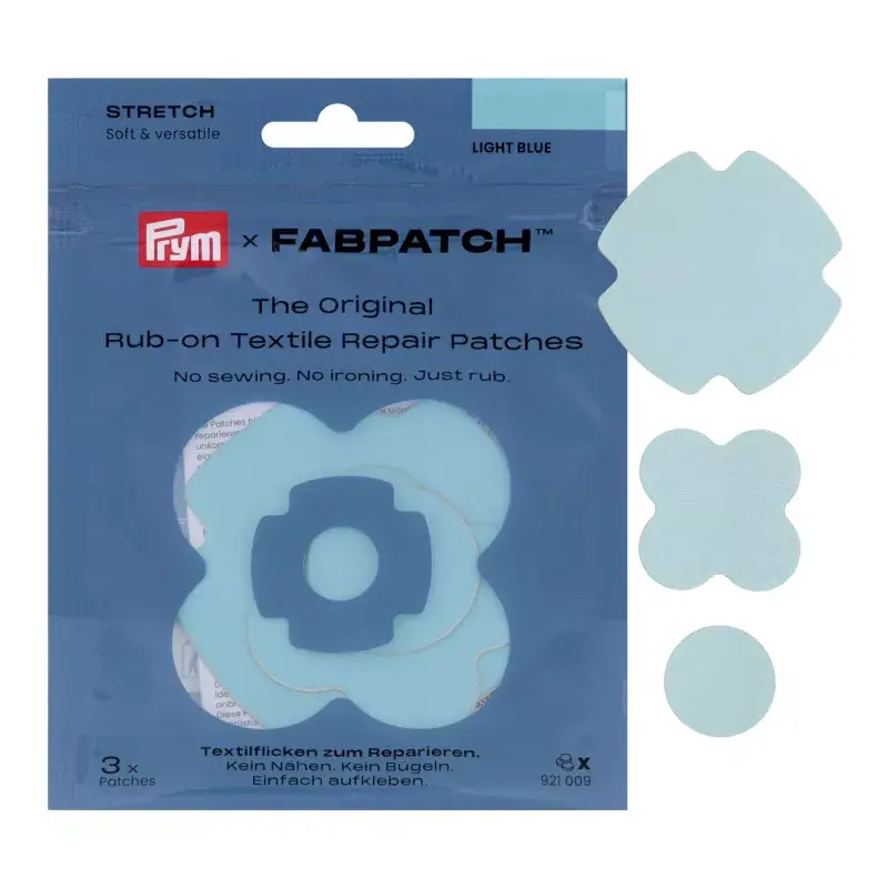 Prym x FabPatch Stretch laglappar ljusblå | Nästan slut