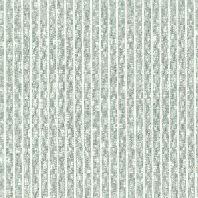 Halvlinne Chambré rand - Mörk mint | Skynda dig