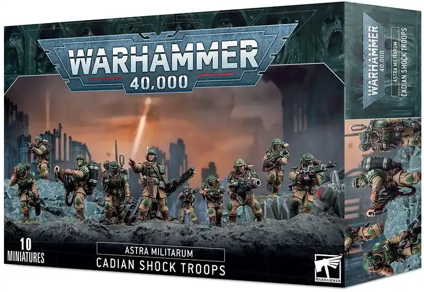 Nyhet i sortimentet - Cadian Shock Troops