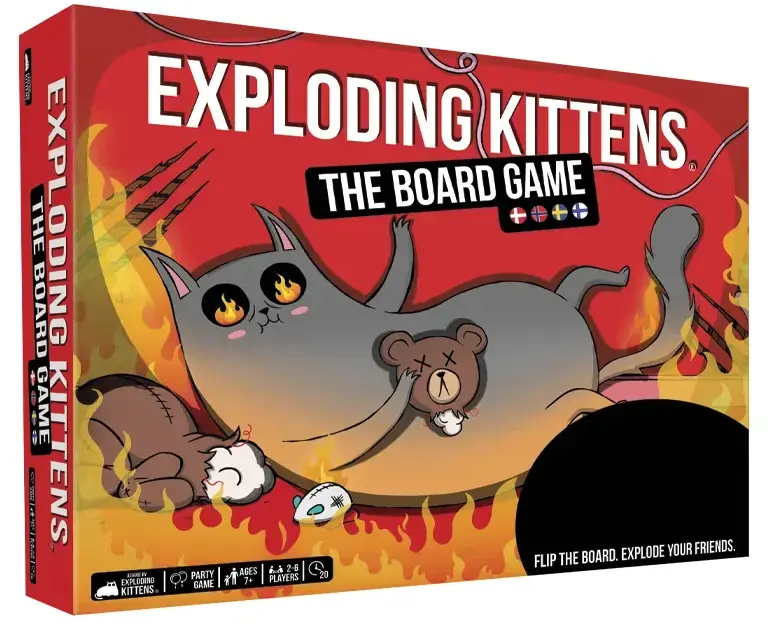 Exploding Kittens The Board Game Nordic | Riktigt fynd