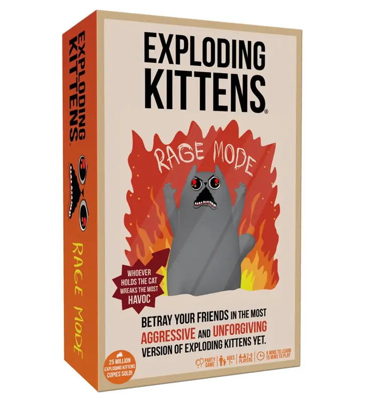 Mycket efterfrågad - Exploding Kittens Rage Mode Expansion