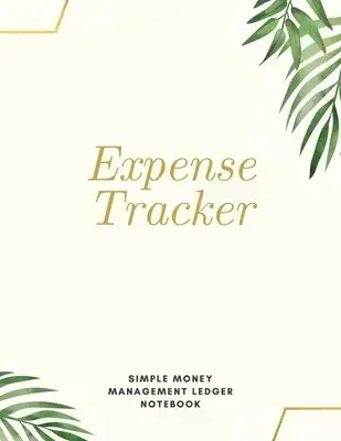 Premiumkvalitet - Expense Tracker Simple Money Management Ledger Notebook