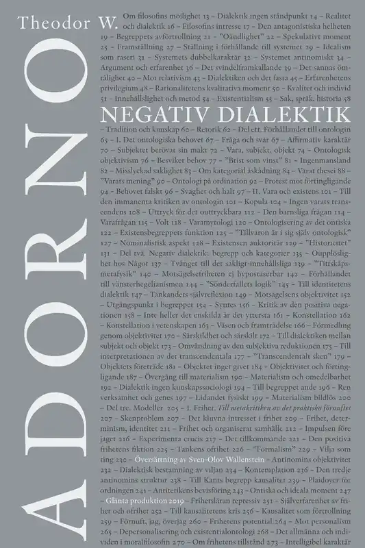 Prissänkt | Negativ dialektik