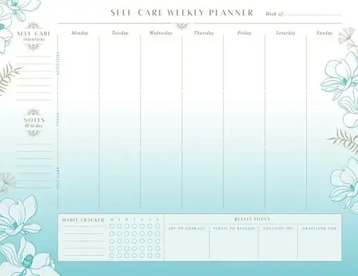 Kampanjpris - Self-Care Weekly Planner Notepad