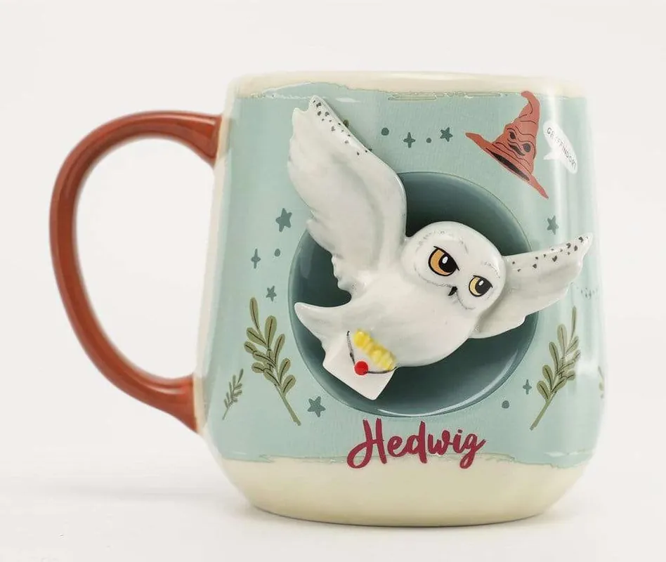 Rekommenderas | Harry Potter-mugg Hedwig 2D-relief
